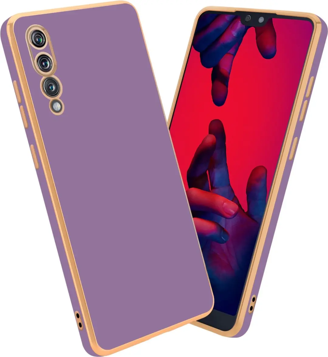 Cadorabo Hoesje geschikt voor Huawei P20 PRO / P20 PLUS in Glossy Paars