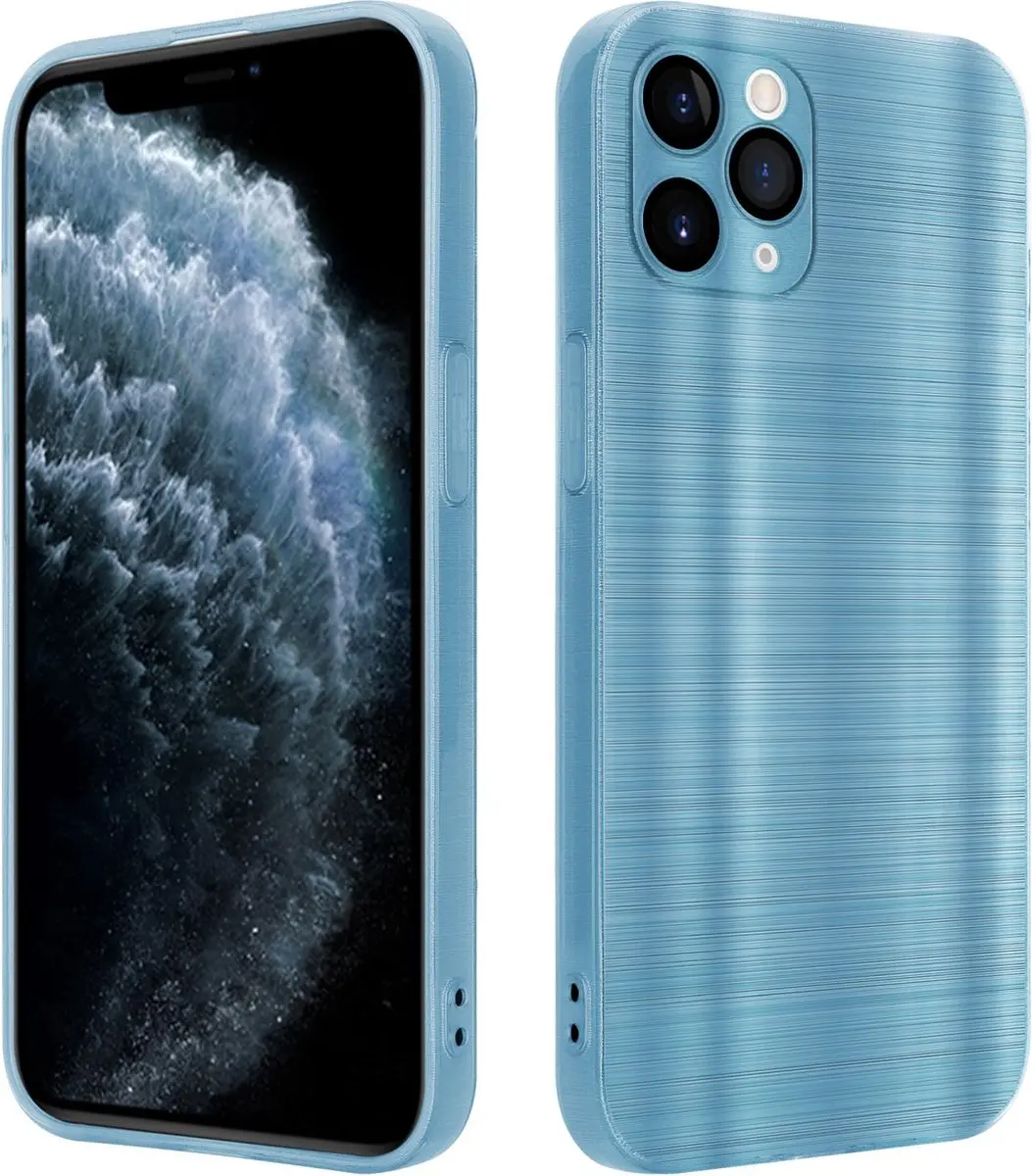 Cadorabo Hoesje geschikt voor Apple iPhone 11 PRO in Brushed Turqoise