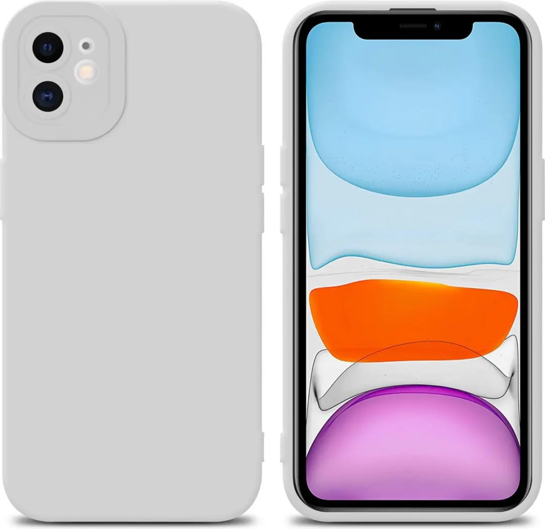 Cadorabo Hoesje geschikt voor Apple iPhone 12 in FLUID WIT