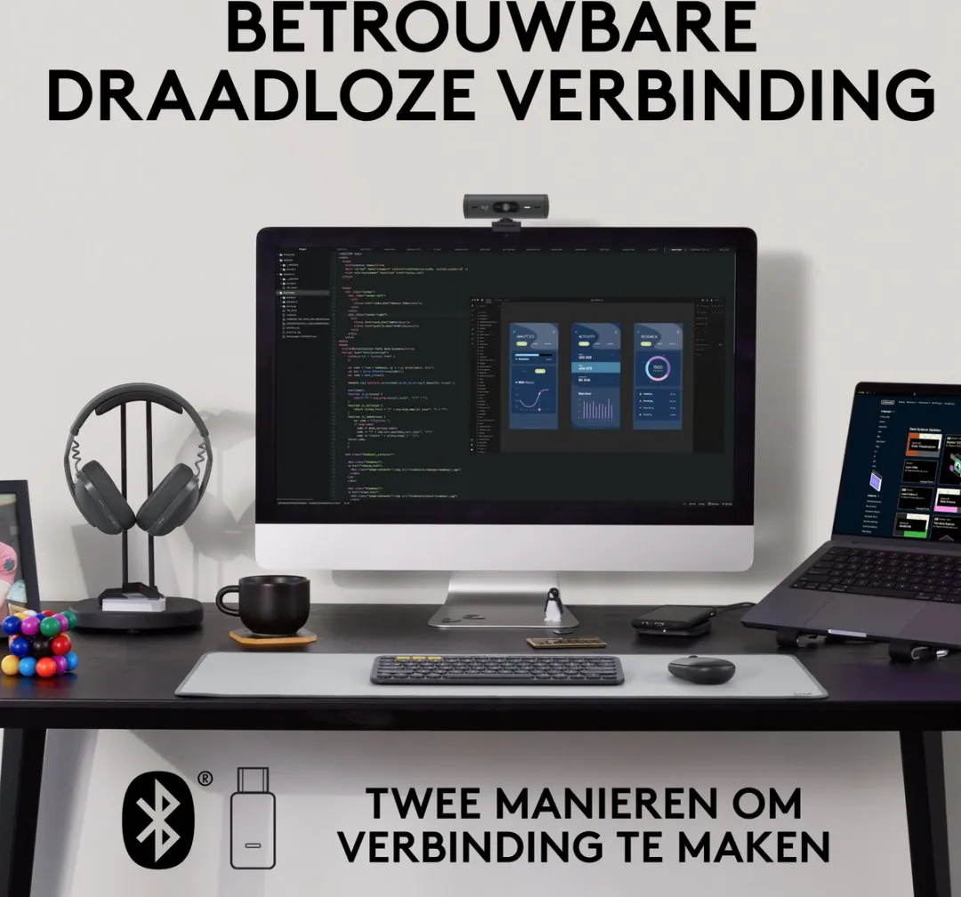 Logitech Zone Vibe 981-001157 Draadloze Koptelefoon - Grafiet