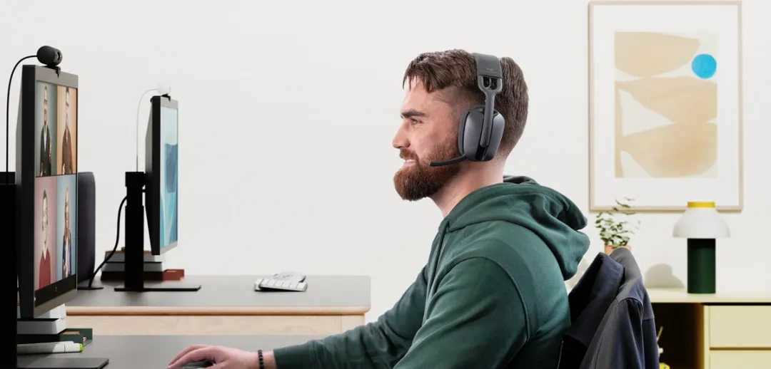 Logitech Zone Vibe 981-001157 Draadloze Koptelefoon - Grafiet