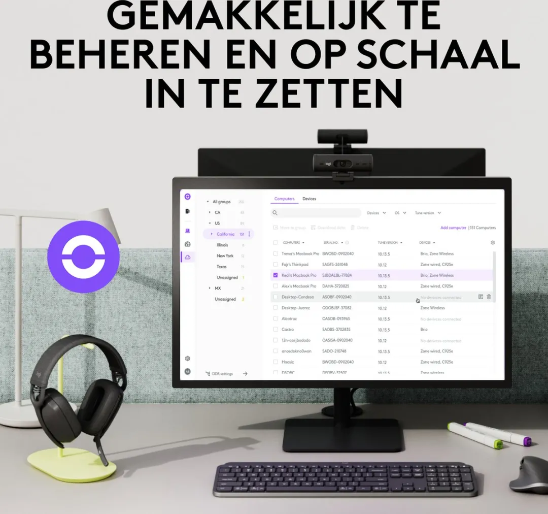 Logitech Zone Vibe 981-001157 Draadloze Koptelefoon - Grafiet - afbeelding 6 van 6