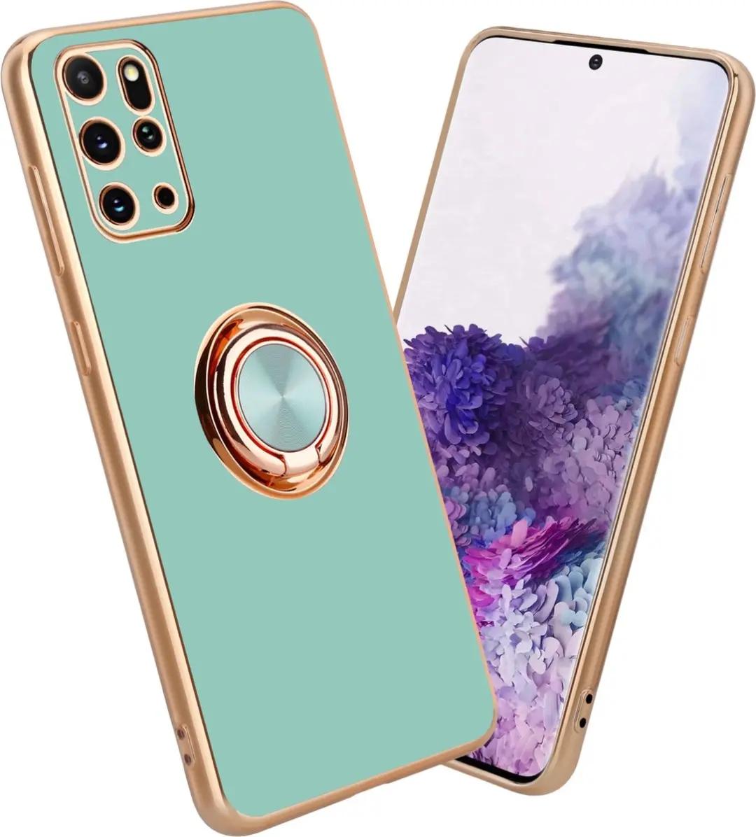Cadorabo Hoesje geschikt voor Samsung Galaxy S20 PLUS in Glossy Turquoise