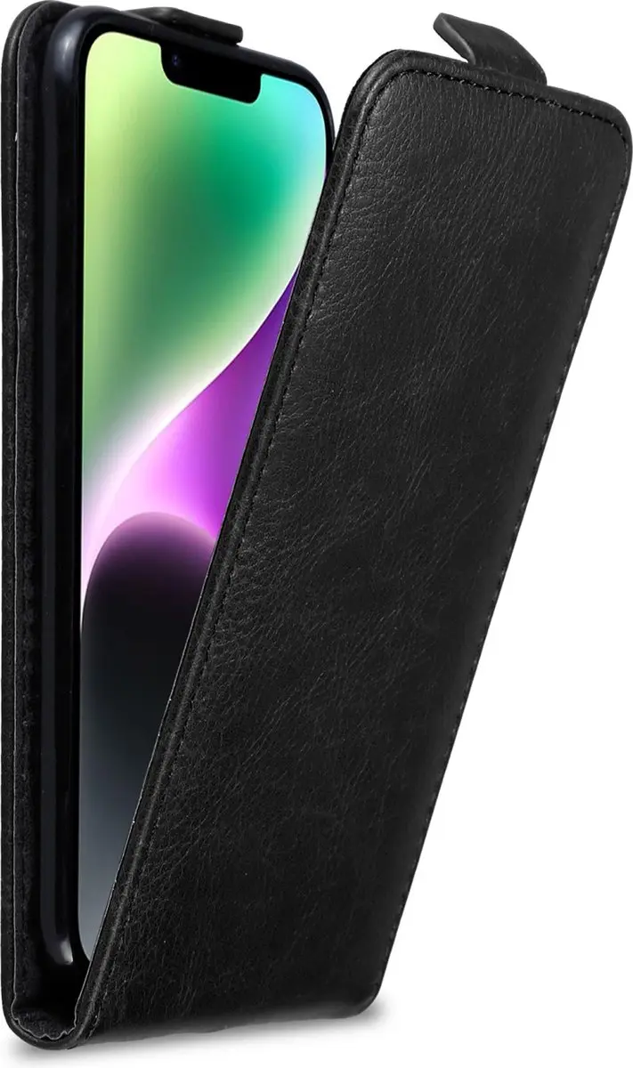 Cadorabo Hoesje geschikt voor Apple iPhone 14 PLUS in ZWARTE NACHT