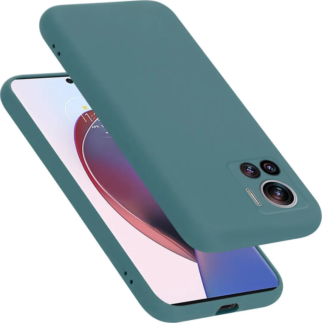 Cadorabo Hoesje geschikt voor Motorola EDGE 30 ULTRA / X30 PRO in LIQUID GROEN