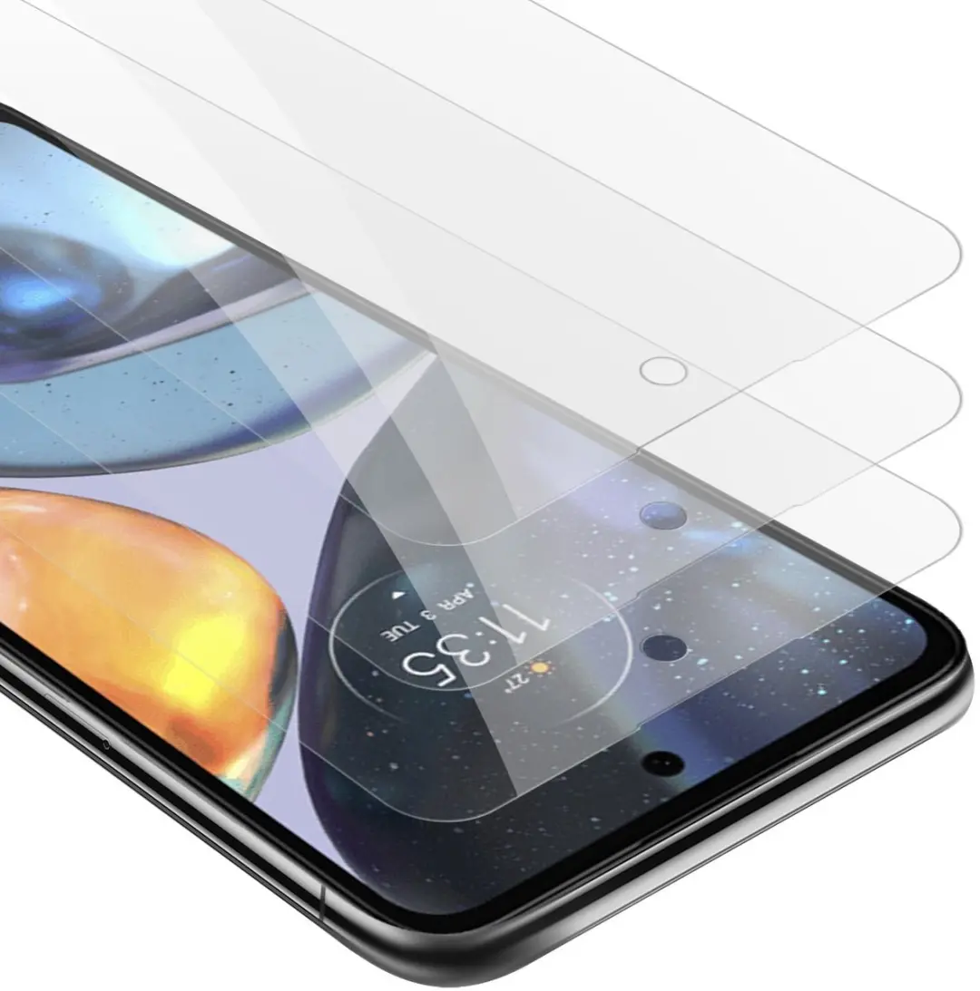 Cadorabo 3x Screenprotector geschikt voor Motorola MOTO G22