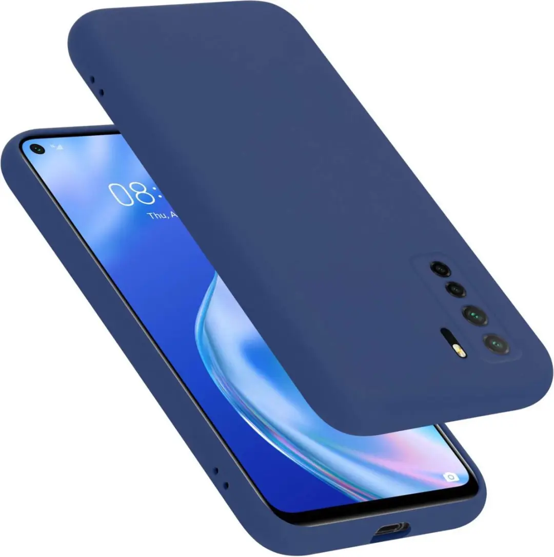 Cadorabo Hoesje geschikt voor Huawei P40 LITE 5G / NOVA 7 SE in LIQUID BLAUW