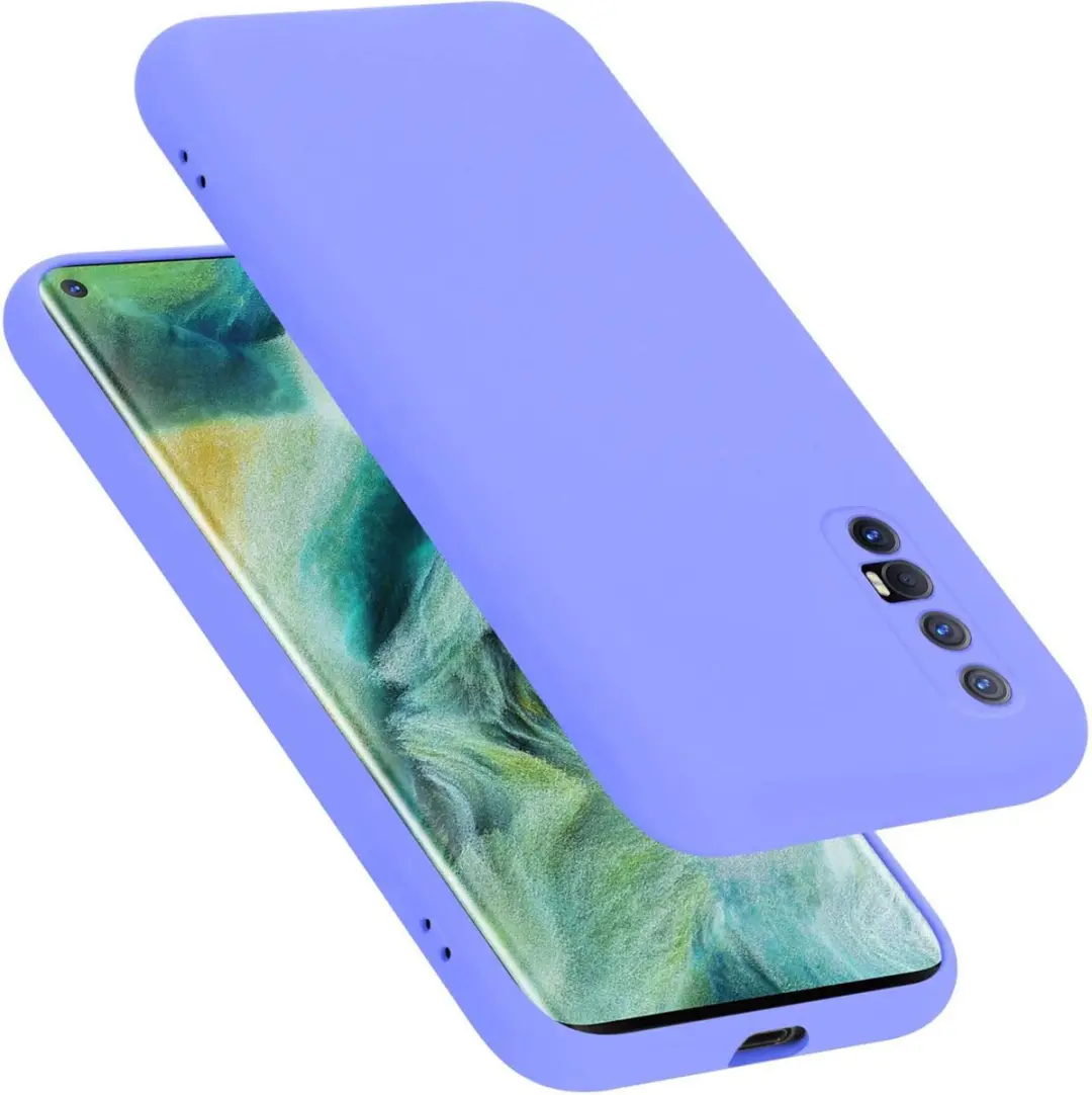 Cadorabo Hoesje geschikt voor Oppo FIND X2 NEO in LIQUID LICHT PAARS