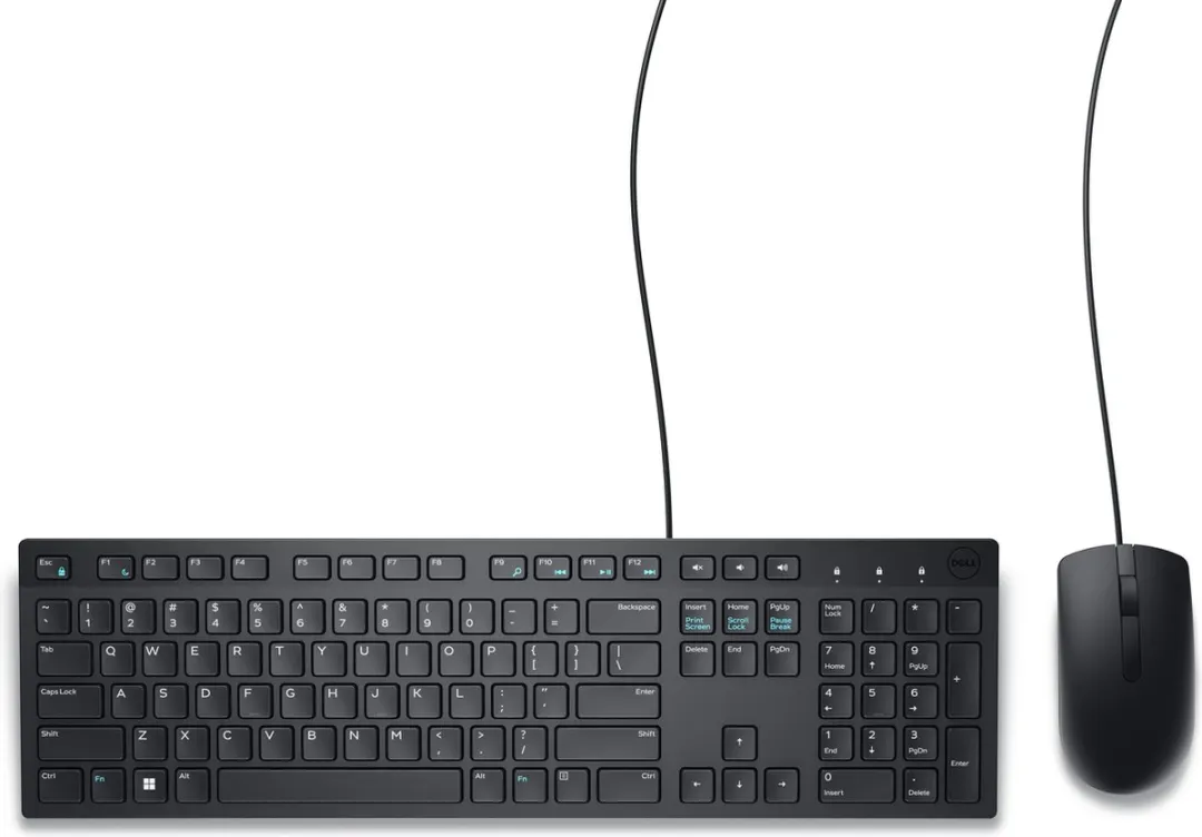 Dell KM300C Toetsenbord met Muis - USB - Zwart