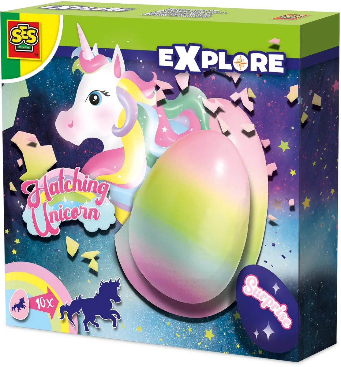 SES Creative Explore Unicorn Uitbroeden Verrassingsei 3310422