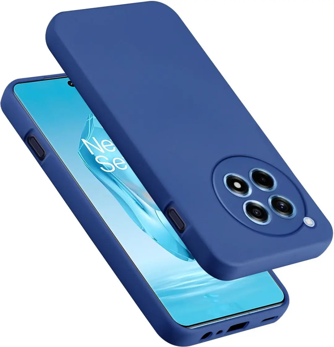 Cadorabo Hoesje geschikt voor OnePlus 12R in LIQUID BLAUW
