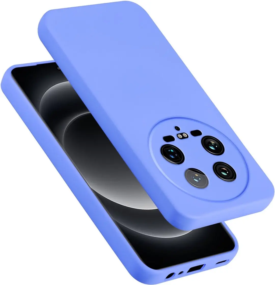 Cadorabo Hoesje geschikt voor Xiaomi 14 Ultra in LIQUID LICHT PAARS