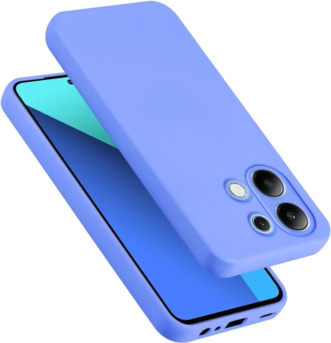 Cadorabo Hoesje geschikt voor Redmi Note 13 4G in LIQUID LICHT PAARS - Beschermhoes gemaakt van flexibel TPU silicone Case Cover