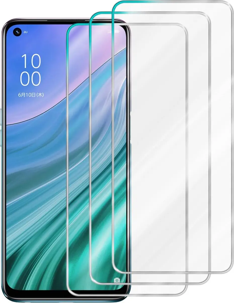 Cadorabo 3x Screenprotector geschikt voor OPPO A54 5G / A74 5G