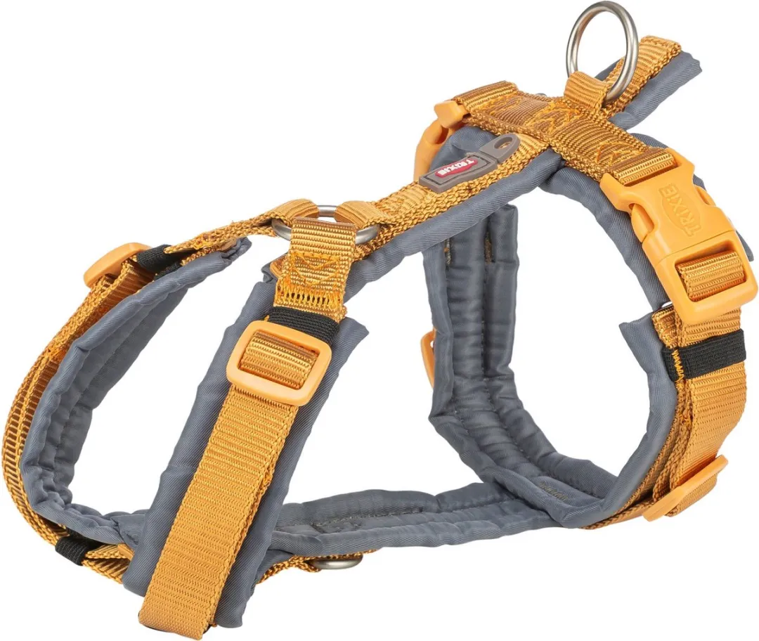 Trixie Hondentuig Premium Trekking Curry Geel/Grijs