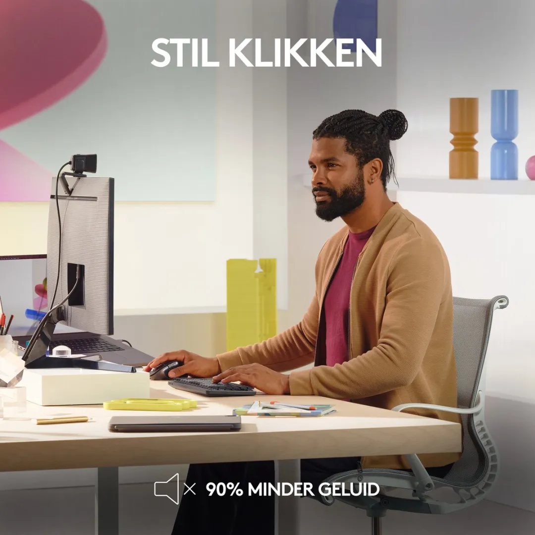 Logitech MX Master 3S voor Mac - Draadloze Muis - Bluetooth - Space Grey