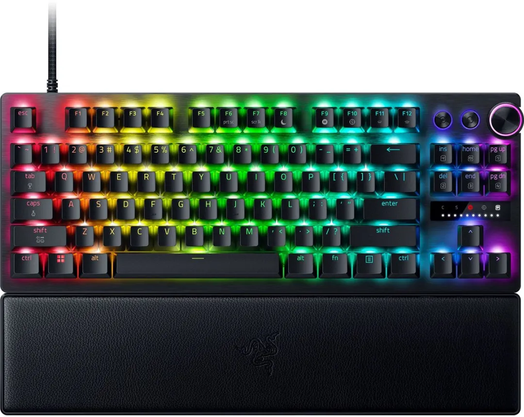 Razer Huntsman V3 Pro Tenkeyless RZ03-05520100-R3M1 Gaming Toetsenbord - Optische Switches - Zwart