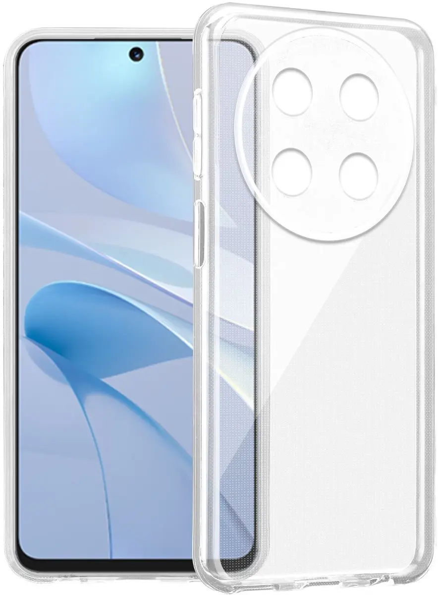 Cadorabo Hoesje geschikt voor Huawei Nova 13i / 12i 4G in VOLLEDIG TRANSPARANT N