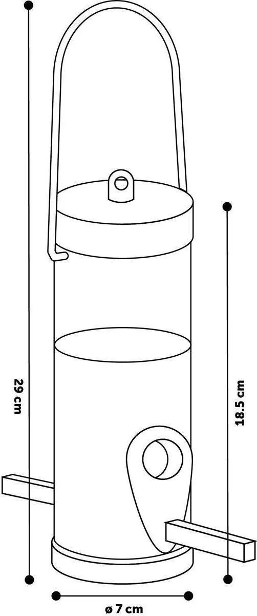 Flamingo Tube Feeder Survival - Groen