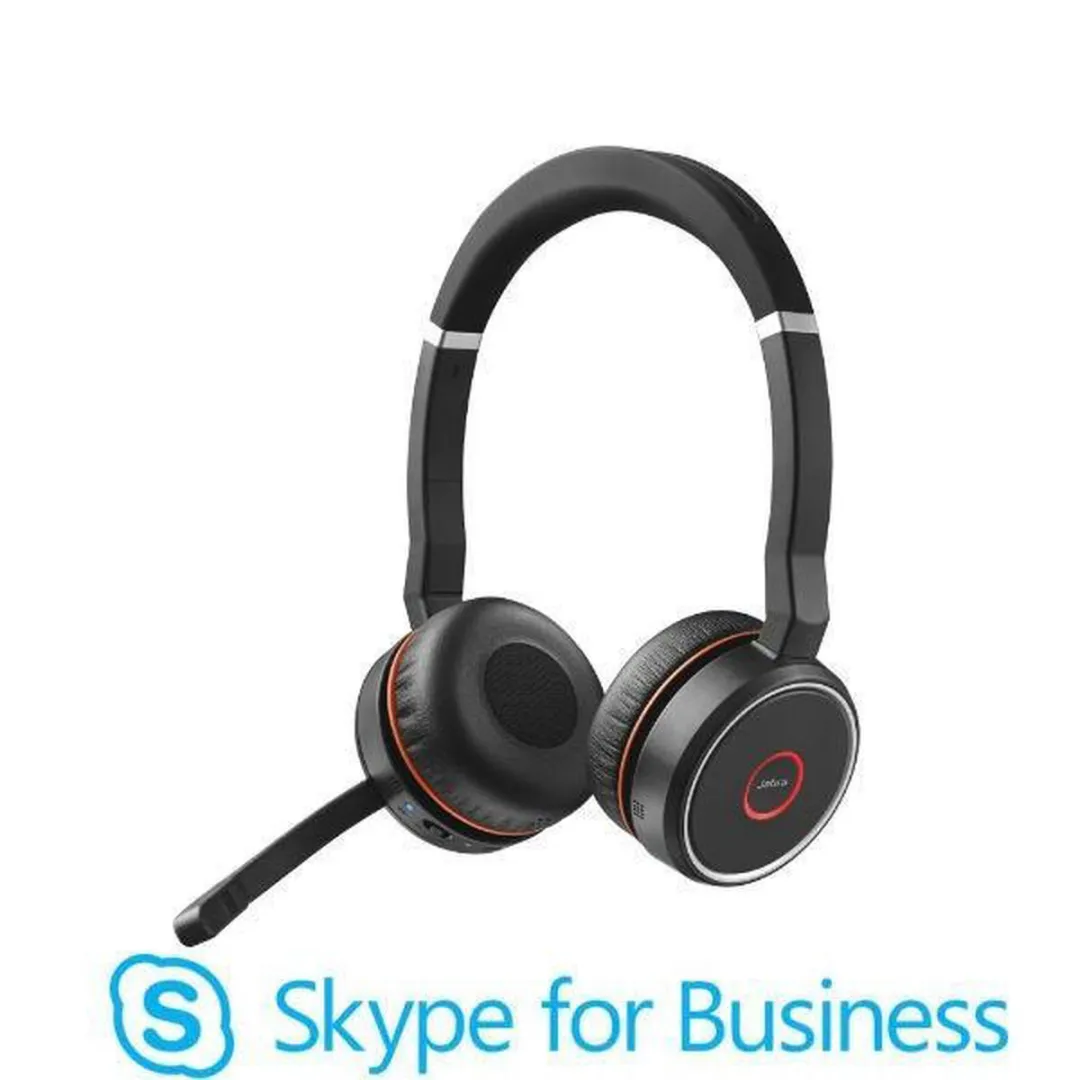 Jabra Evolve 75 MS Headset - Zwart