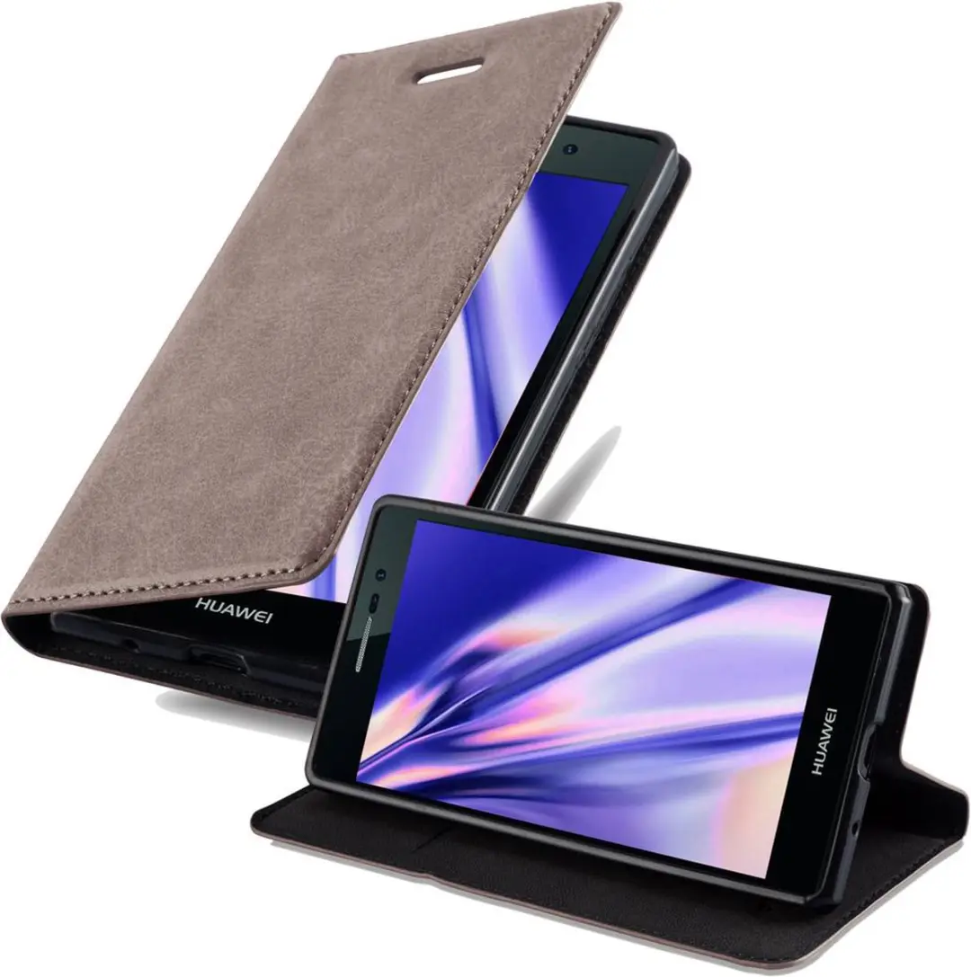 Cadorabo Hoesje geschikt voor Huawei ASCEND P7 in KOFFIE BRUIN