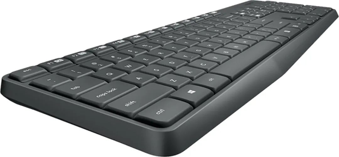 Logitech MK235 Toetsenbord en Muis Set - Zwart