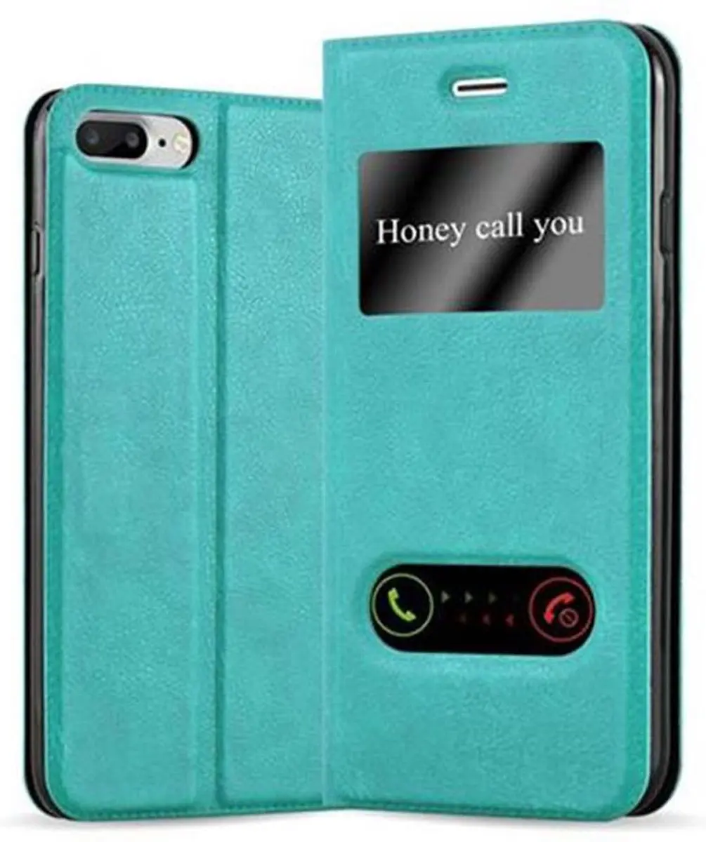 Cadorabo Hoesje geschikt voor Apple iPhone 7 PLUS / 7S PLUS / 8 PLUS in MUNT TUR