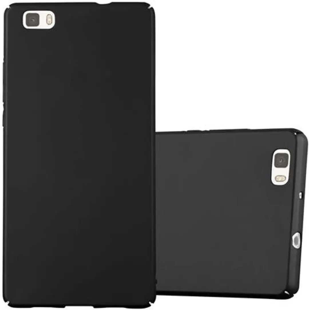 Cadorabo Hoesje geschikt voor Huawei P8 LITE 2015 in METAAL ZWART