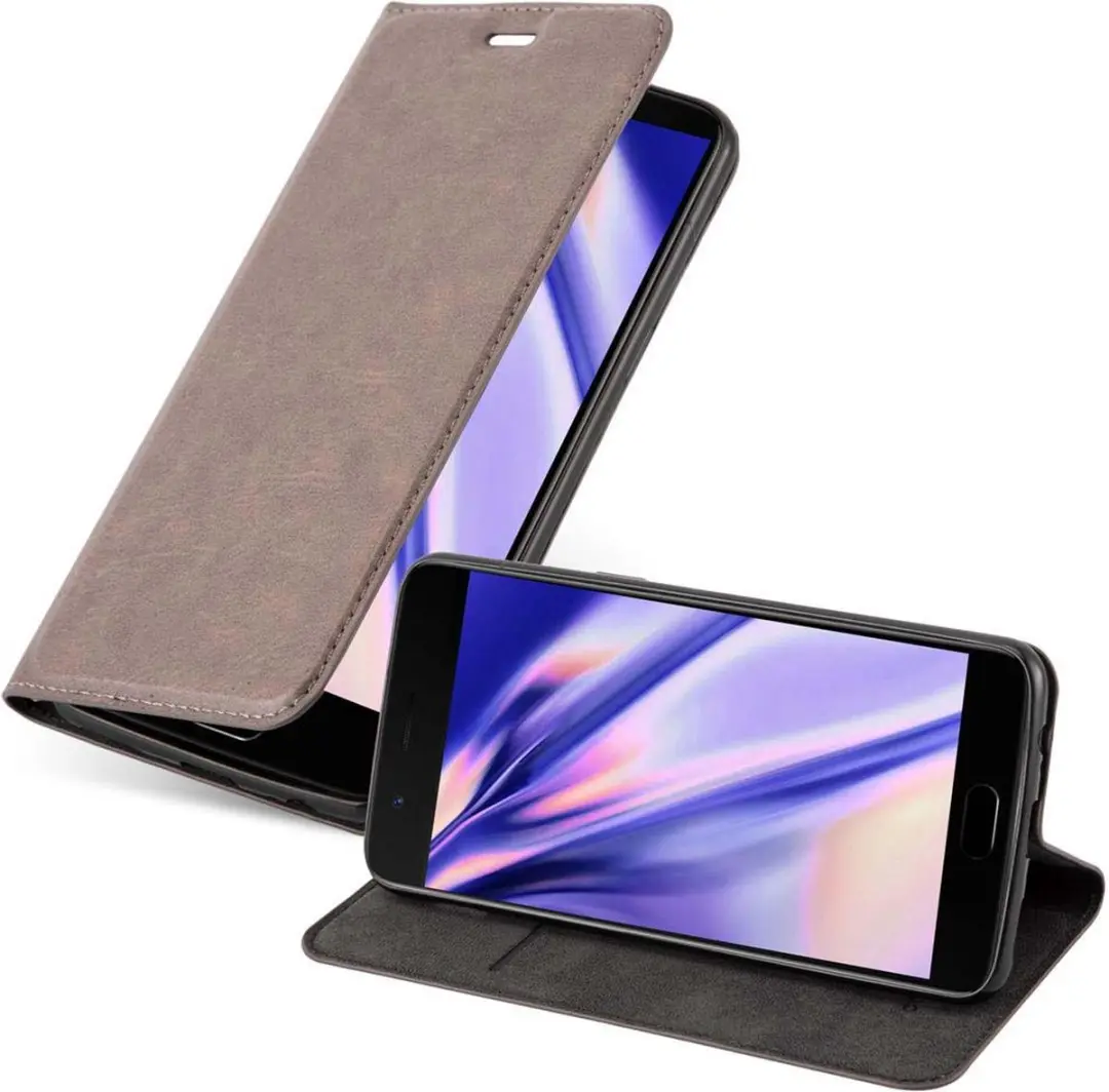 Cadorabo Hoesje geschikt voor OnePlus 5 in KOFFIE BRUIN