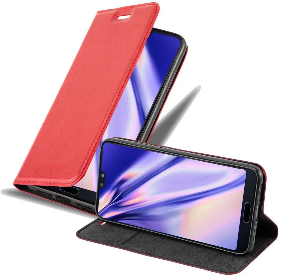 Cadorabo Hoesje geschikt voor Huawei P20 in APPEL ROOD