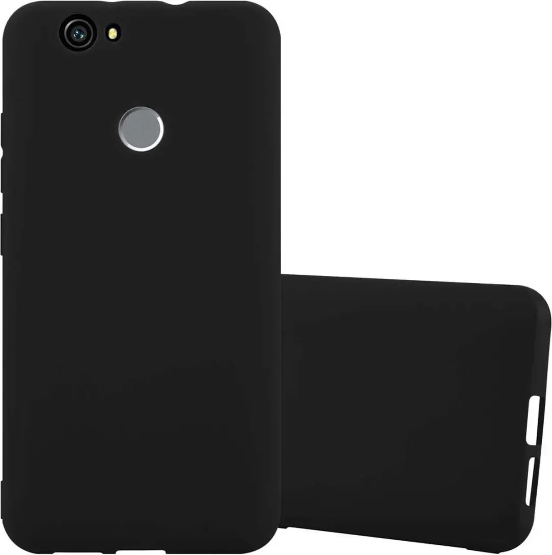 Cadorabo Hoesje geschikt voor Huawei NOVA in CANDY ZWART