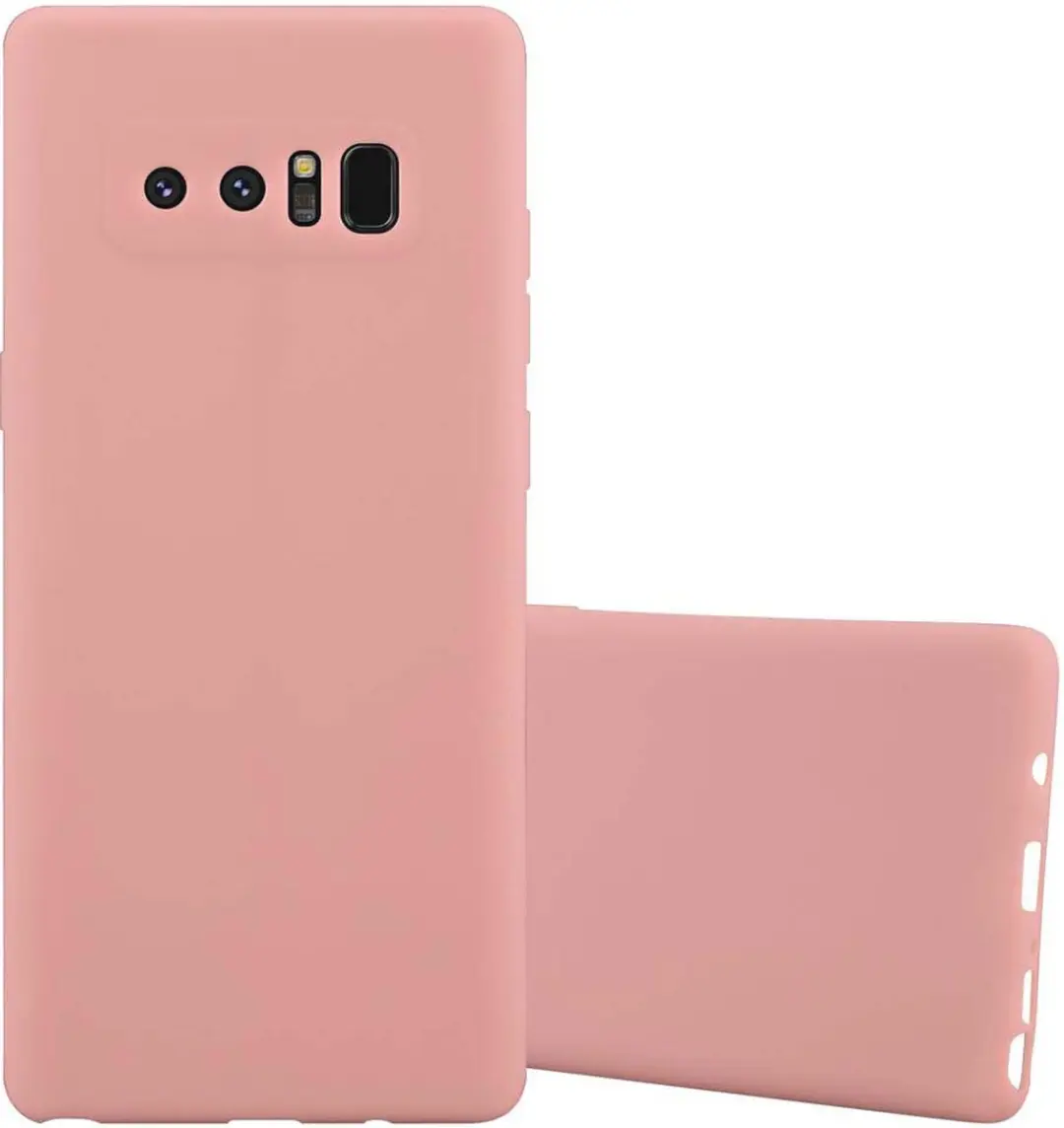 Cadorabo Hoesje geschikt voor Samsung Galaxy NOTE 8 in CANDY ROZE
