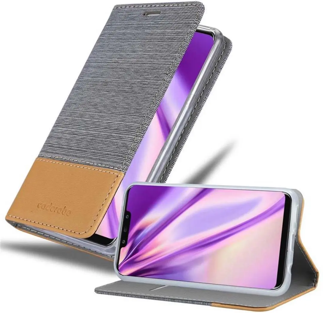 Cadorabo Hoesje geschikt voor Huawei MATE 20 LITE in LICHTGRIJS BRUIN