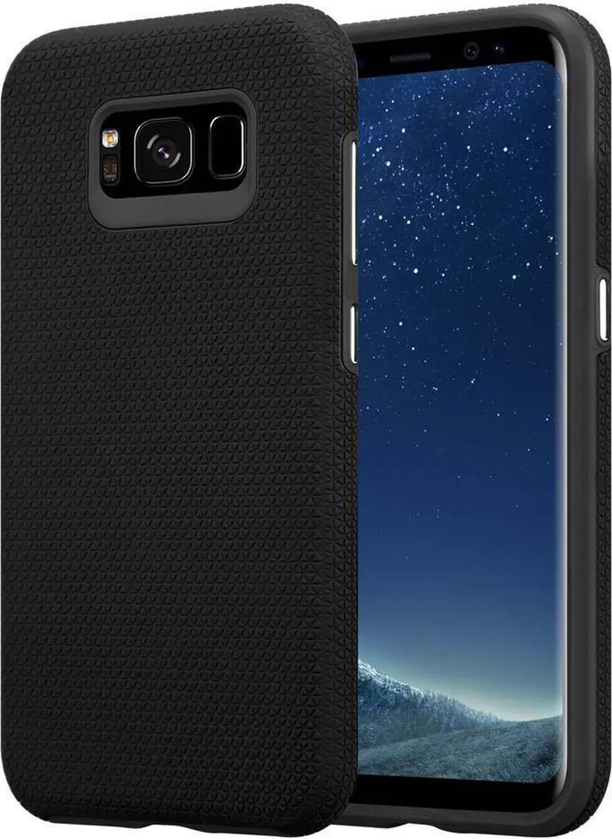 Cadorabo Hoesje geschikt voor Samsung Galaxy S8 PLUS in DAHLIAS ZWART