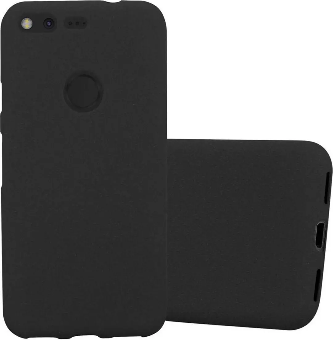 Cadorabo Hoesje geschikt voor Google PIXEL in FROST ZWART