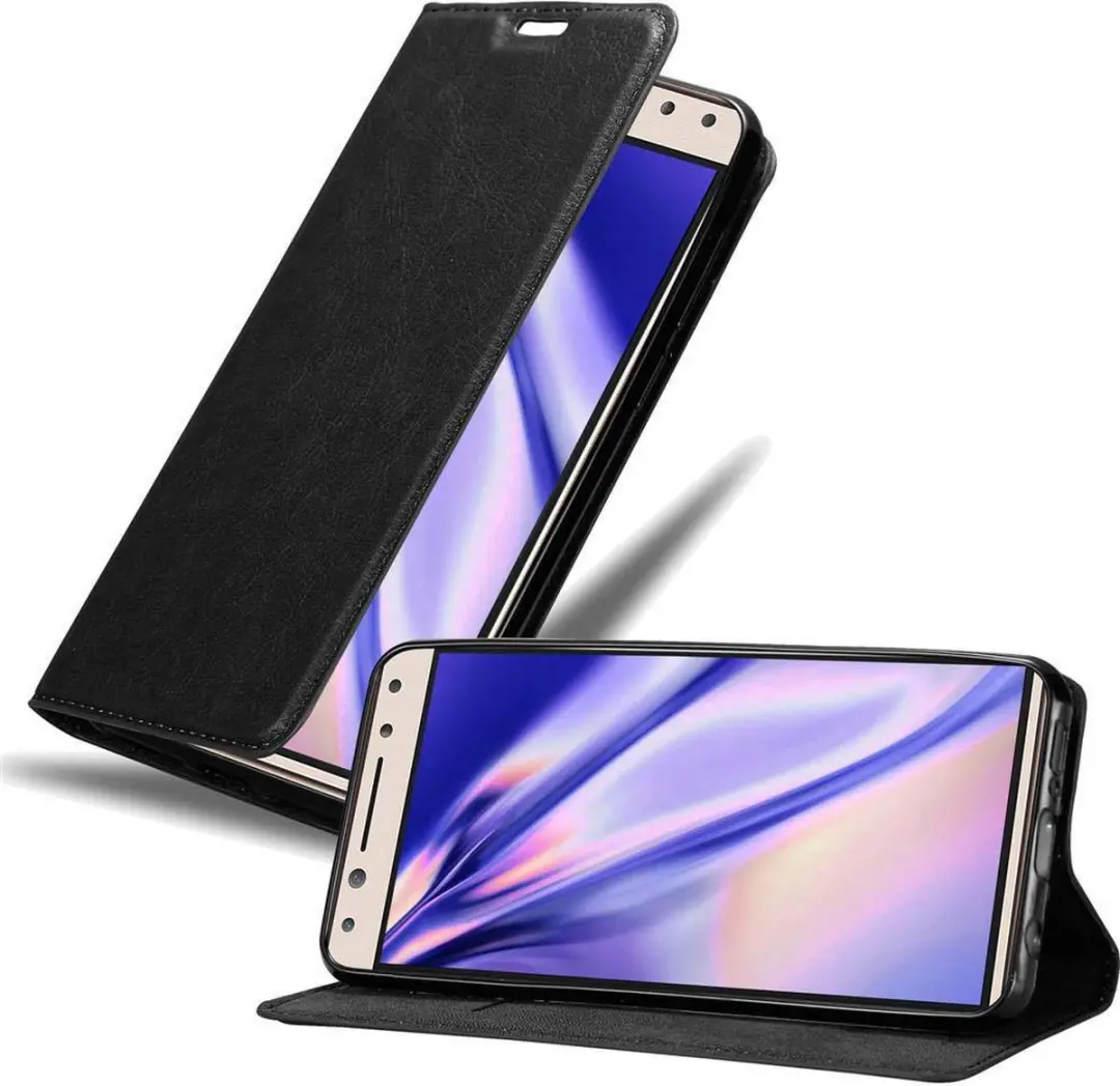 Cadorabo Hoesje geschikt voor Alcatel 5 in ZWARTE NACHT