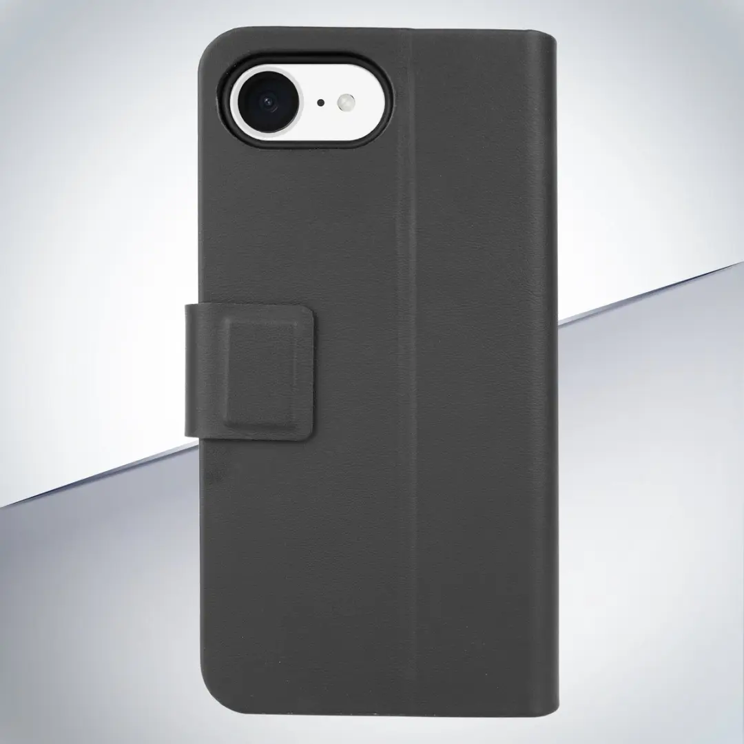 Cellularline Book Agenda 2 Hoesje iPhone 16e - Zwart - afbeelding 6 van 6