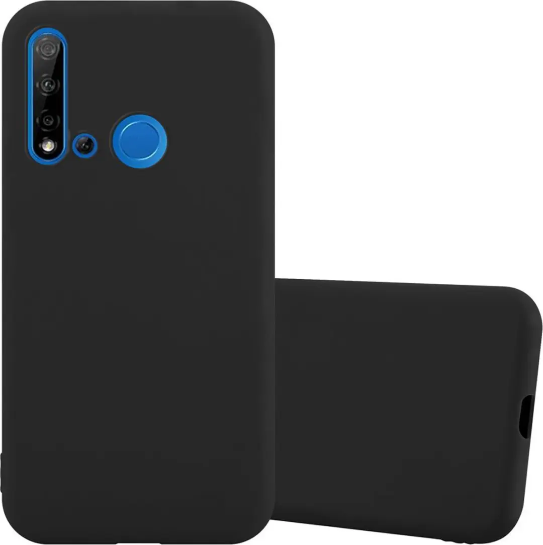 Cadorabo Hoesje geschikt voor Huawei NOVA 5i / P20 LITE 2019 in CANDY ZWART