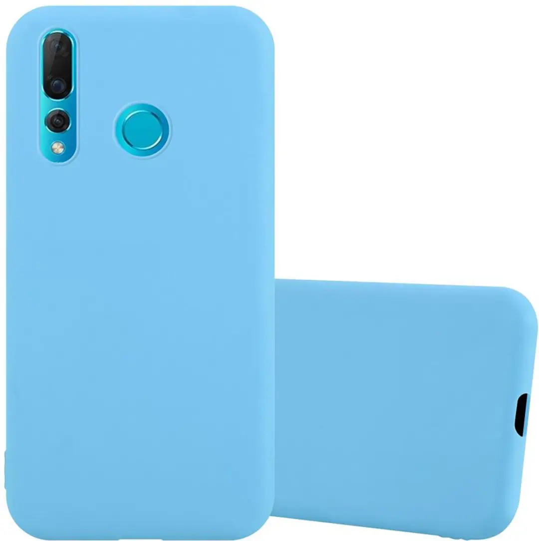 Cadorabo Hoesje geschikt voor Huawei NOVA 4 in CANDY BLAUW