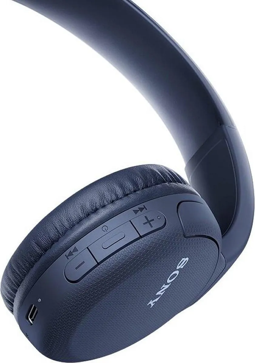 Sony WH-CH510 Draadloze On-Ear Koptelefoon - Blauw - afbeelding 4 van 6
