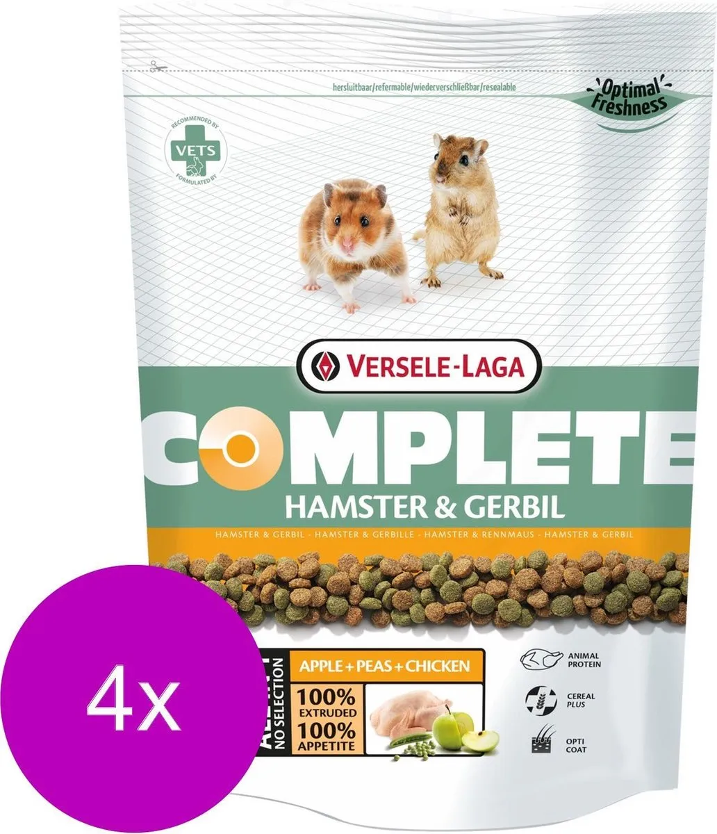 Versele-Laga Complete Hamster & Gerbil 4x500g