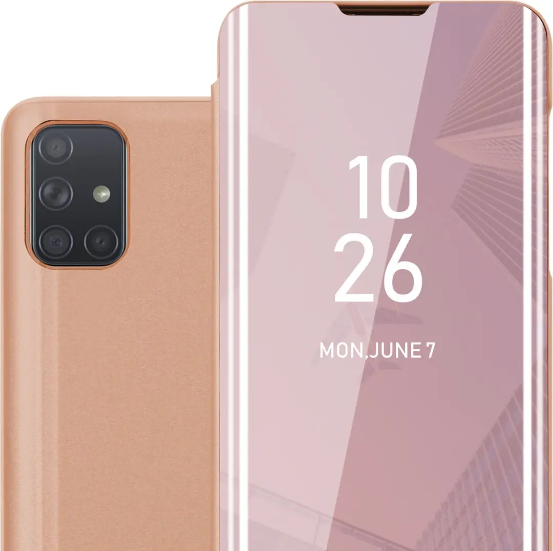 Cadorabo Hoesje geschikt voor Samsung Galaxy A71 4G in KUNZIET ROZE