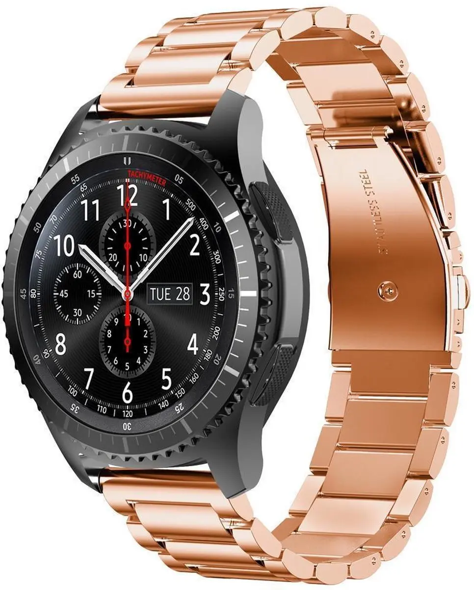 Cadorabo Roestvrij stalen Bandje 20mm geschikt voor Samsung Galaxy Watch 42mm /