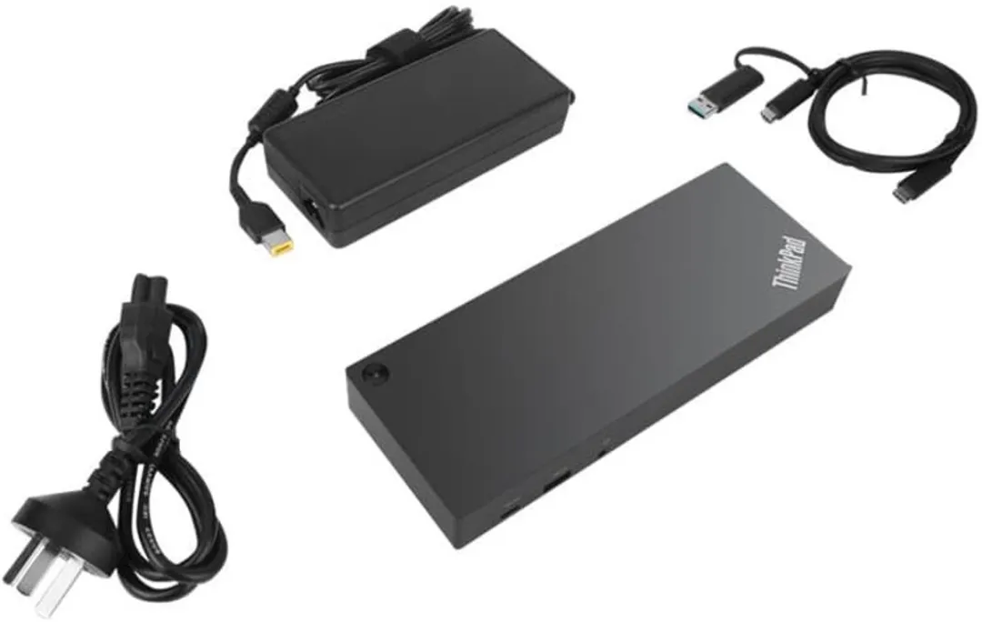 Lenovo 40AF0135IT Poortreplicator - USB 3.2 Gen 2 - Zwart - afbeelding 6 van 6