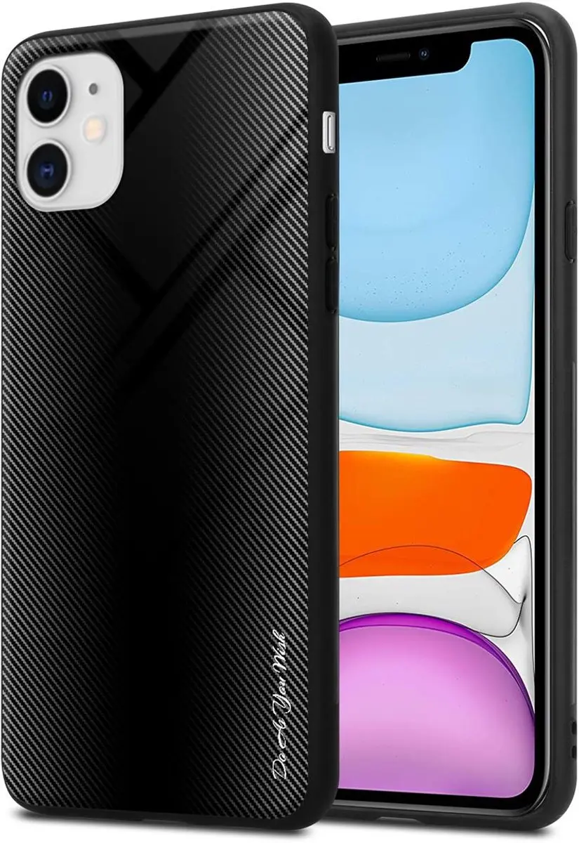Cadorabo Hoesje geschikt voor Apple iPhone 11 in OPAAL ZWART