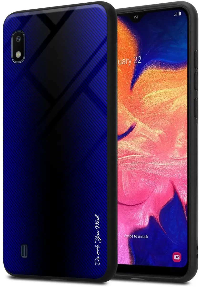 Cadorabo Hoesje geschikt voor Samsung Galaxy A10 / M10 in KOBALT PAARS