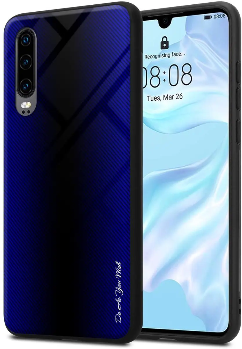 Cadorabo Hoesje geschikt voor Huawei P30 in KOBALT PAARS