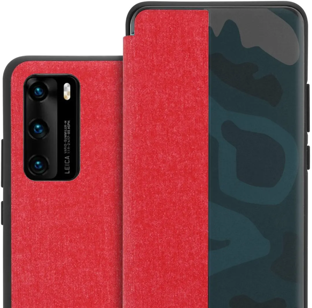 Cadorabo Hoesje geschikt voor Huawei P40 in ROOD