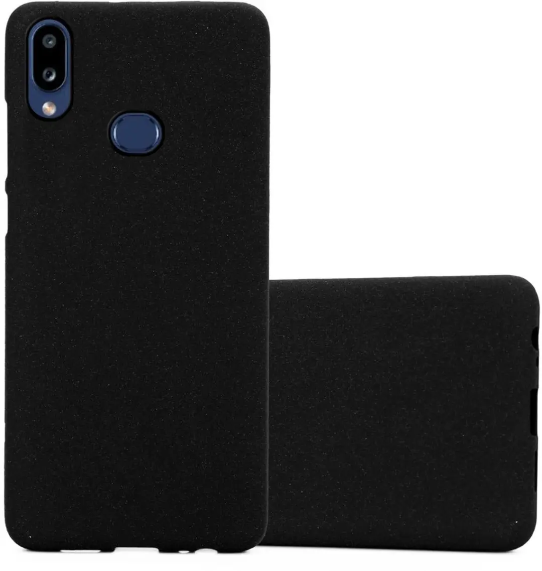 Cadorabo Hoesje geschikt voor Samsung Galaxy A10s / M01s in FROST ZWART