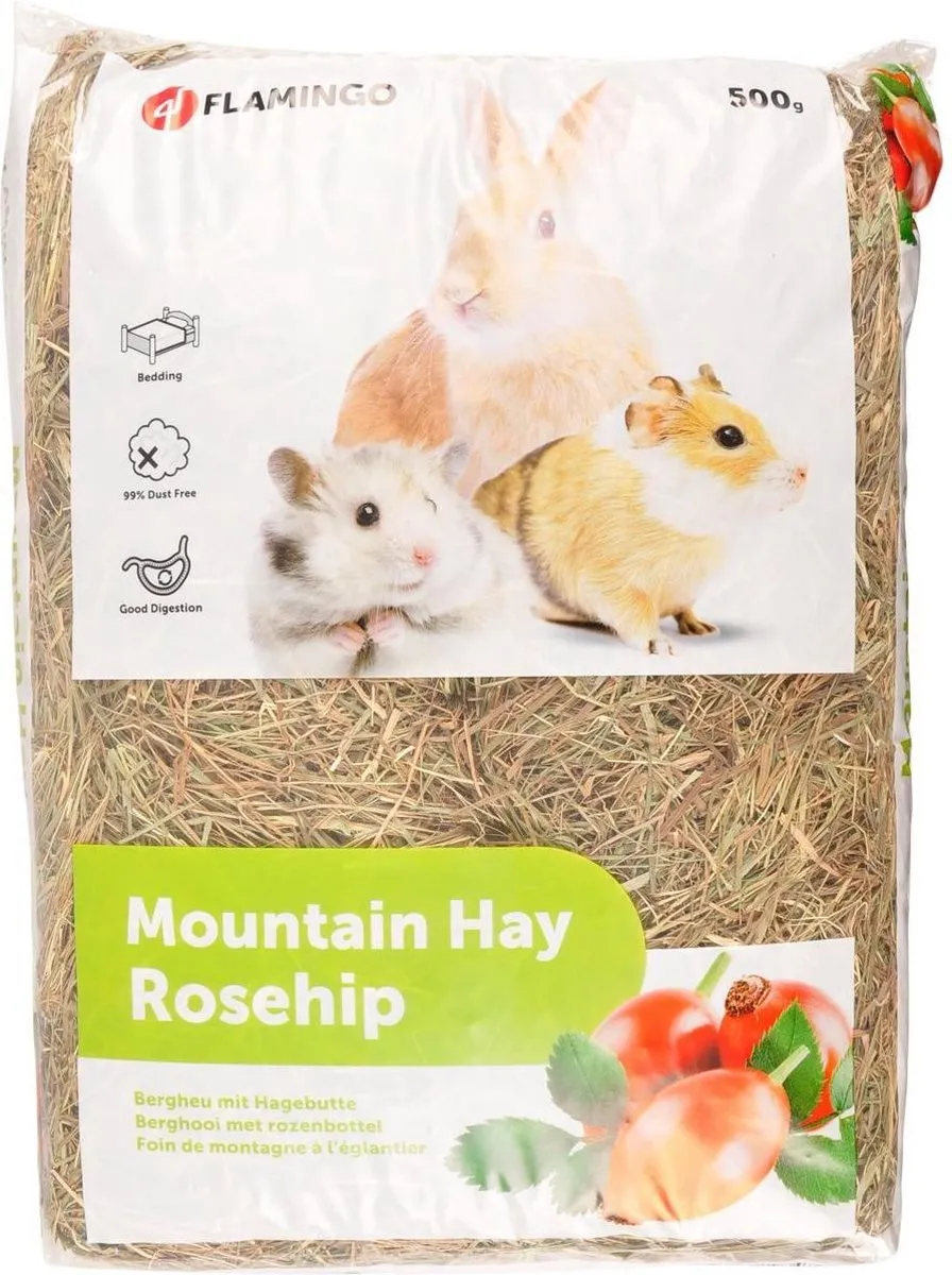 Flamingo Berghooi met Rozenbottel 500g